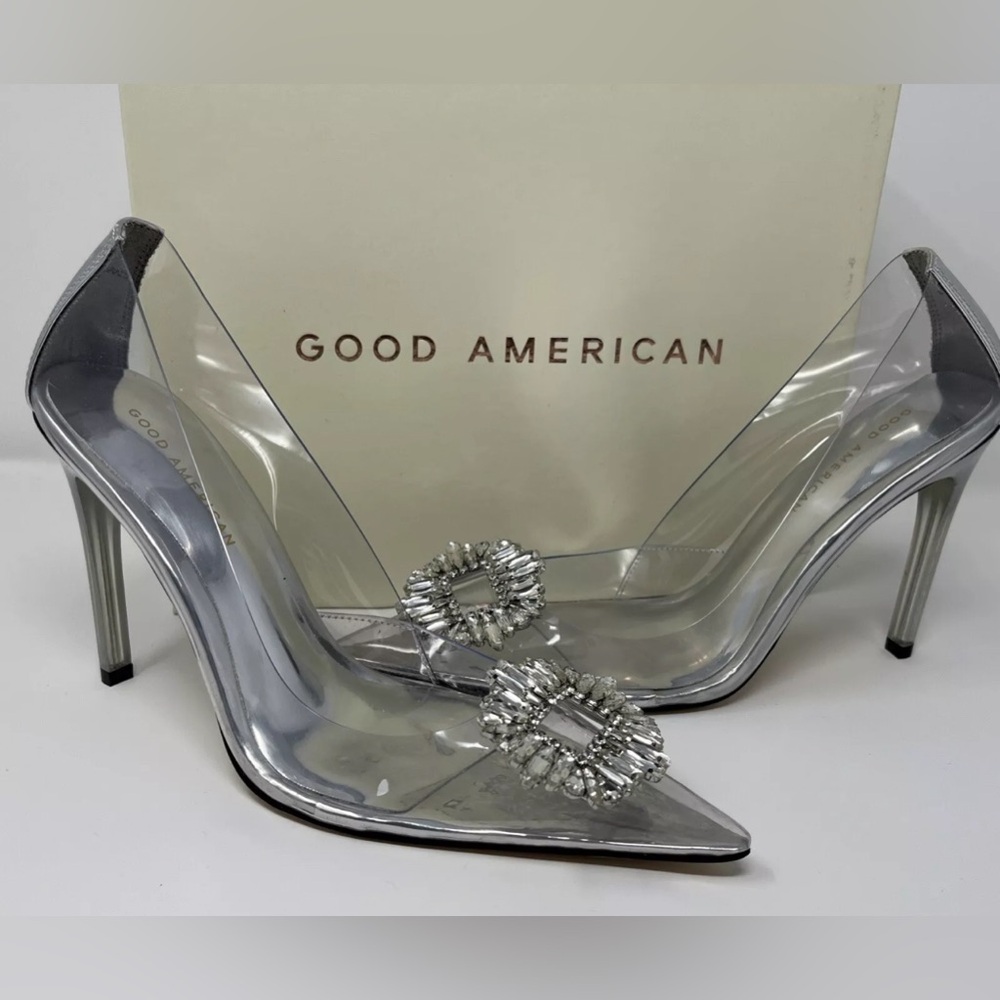Good American Cinderella Heel, Sz Various Sizes NIB - Picture 4 of 13